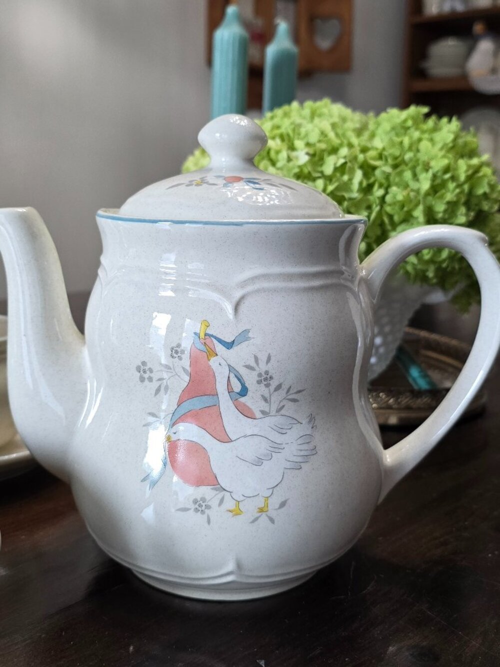 Vintage International China Co. "Marmalade Goose" Teapot